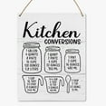 thumbnail image 1 of Novelty Kitchen Signs Wall Decor - Kitchen Conversion Chart Wood Hanging - Farmhouse Kitchen Baking Room Wooden Slogan Hanging Sign 8x12 Inch, 1 of 4
