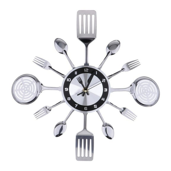 Novelty Kitchen Wall Clock Modern Cutlery Kitchen Wall Clock Gifts