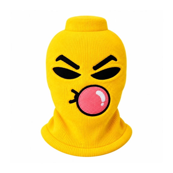 Three Face Characters Novelty Knit Balaclava 3D Printed Face Mask, Dralon Windproof Full Face ...