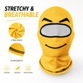 Three Face Characters Novelty Knit Balaclava 3D Printed Face Mask, Dralon Windproof Full Face ...