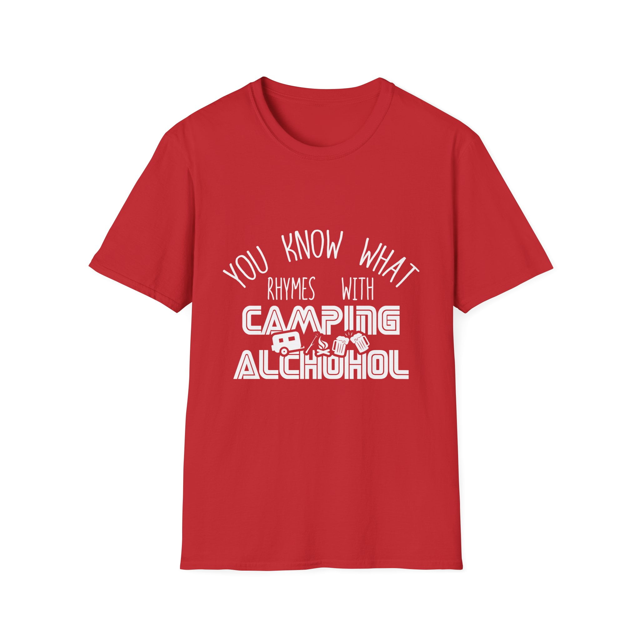 Novelty Know Rhymes With Camping Alcohol Drinking Lover Hilarious