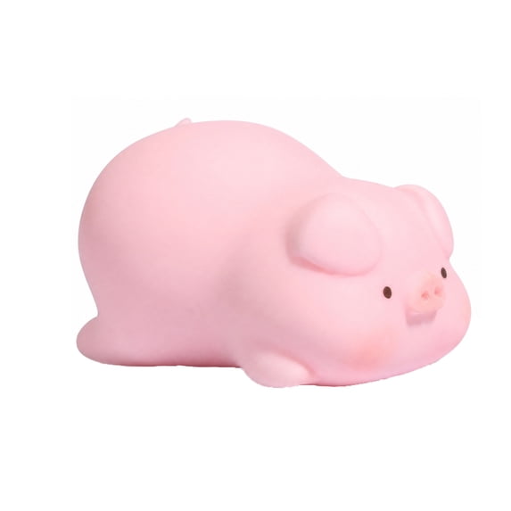 Novelty Laying Pig Squishy Stress Toy, Adorable Cartoon Pig Soft Decompression Toy, Cute Gift for Birthday Classroom Rewards