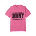 thumbnail image 1 of Novelty Leg Substitution Surgery Operation Recovery Lover Hilarious Legs Treatment Knees Replacing Procedure Unisex Garment-Dyed T-shirt, 1 of 4