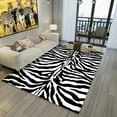 thumbnail image 1 of Novelty Leopard Zebra Carpet Home Area Rug Large Entrance Door Mat Rugs for Bedroom Rug Living Room Bedroom Decor Anti-slip Mats, 1 of 5