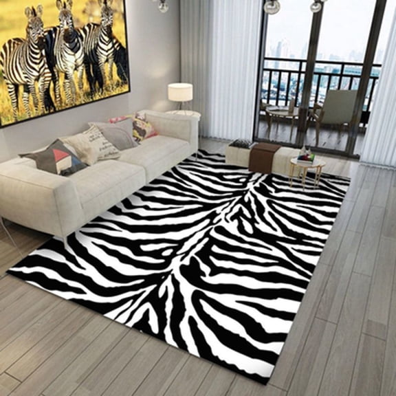 Novelty Leopard Zebra Carpet Home Area Rug Large Entrance Door Mat Rugs for Bedroom Rug Living Room Bedroom r Antislip Mats