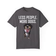 thumbnail image 1 of Novelty Less People More Puppies Introverts Gift | Hilarious Bernese Mountain Owner Men Women Unisex Garment-Dyed T-shirt, 1 of 4