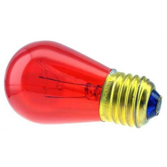 Novelty Light - 11watt S14 Commerical Grade S14 Transparent Color Replacement Bulbs, E27 Medium Base, Clear, 11 Watt, 25 Pack (Purple) …