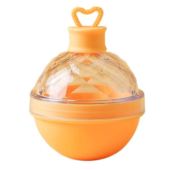 Novelty Light Bulb Ice Ball Maker, 2.4" Large Sphere Mold for Whiskey & Cocktails, Easy-Release Silicone Tray