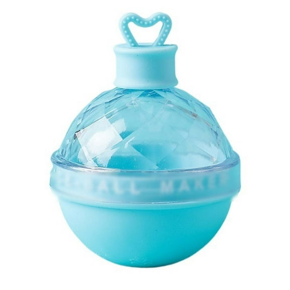 Novelty Light Bulb Ice Ball Maker, 2.4" Large Sphere Mold for Whiskey & Cocktails, Easy-Release Silicone Tray