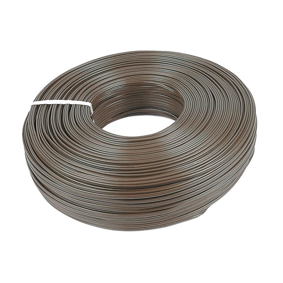 Novelty Lights 1,000' Brown SPT-1 Zip Extension Cord Wire Spool, Make Custom Extension Cord, 18 AWG Wire