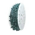 thumbnail image 1 of Novelty Lights 1,000 Foot C9 Christmas Stringer Bulk Reel, Green Wire, 24" Spacing, Intermediate Base (C9/E17), SPT-1 8 AMP Wire, 1 of 2