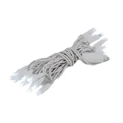 Novelty Lights 10 Light Pure White LED Christmas Craft Mini Light Set White Wire, 5 Feet