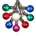 thumbnail image 1 of Novelty Lights 100 Feet Multicolored G50 Globe Outdoor Patio String Lights, Brown Wire, 1 of 4