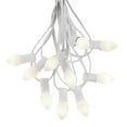 thumbnail image 1 of Novelty Lights 100 Foot C7 Ceramic Christmas Light Set, Hanging String Light, White Wire White, 1 of 5