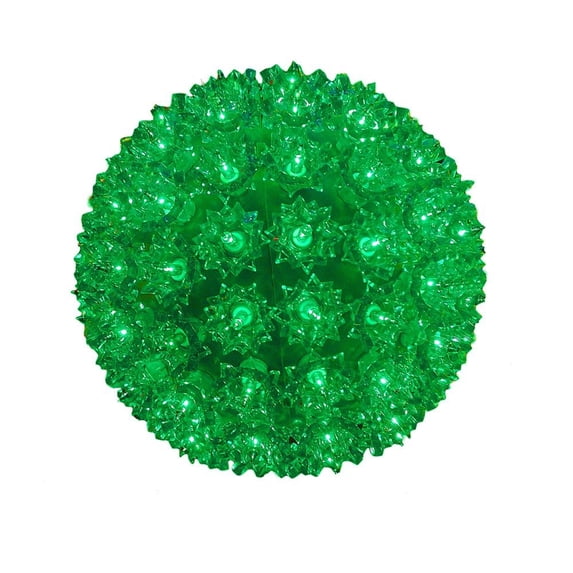Novelty Lights 100 Light Green Christmas Incandescent Starlight Sphere, 7.5" Diameter