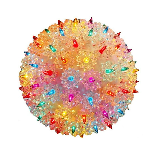 Novelty Lights 100 Light Multi Christmas Incandescent Starlight Sphere, 7.5" Diameter