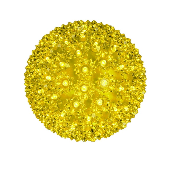 Novelty Lights 100 Yellow Light LED Starlight Sphere, 7.5" Diameter
