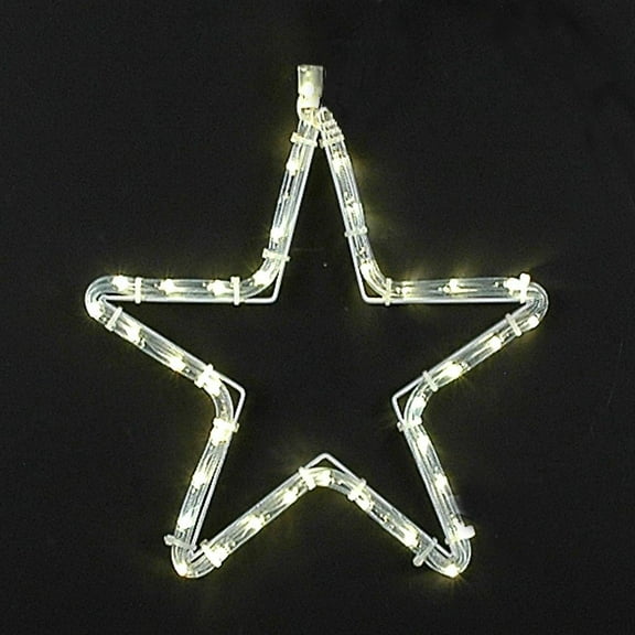 Novelty Lights 12" Warm White Holiday Star LED Rope Light Motif