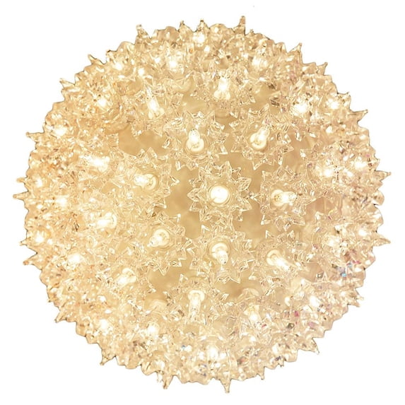 Novelty Lights 150 Light Clear Christmas Incandescent Starlight Sphere, Twinkle, 10" Diameter