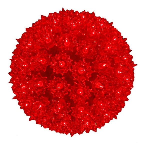 Novelty Lights 150 Light Red Christmas Incandescent Starlight Sphere, 10" Diameter