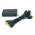 thumbnail image 1 of Novelty Lights 20 Light Battery Operated LED Christmas Mini Light Set, Yellow, Green Wire, 8' Long, 1 of 5