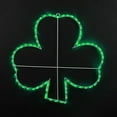 thumbnail image 1 of Novelty Lights 24" Green St. Patrick's Day Shamrock LED Rope Light Motif, 1 of 4