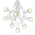 thumbnail image 1 of Novelty Lights 25 Feet Frosted White G30 Globe Outdoor Patio String Lights, White Wire, 1 of 8