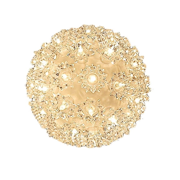 Novelty Lights 50 Light Clear Christmas Incandescent Starlight Sphere, Twinkle, 6" Diameter