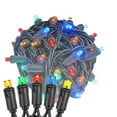 thumbnail image 1 of Novelty Lights 50 Light Multi LED Christmas Mini Light Set (Black Wire, 25 Feet), 1 of 7