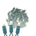 thumbnail image 1 of Novelty Lights 50 Light LED Twinkle Christmas LED Mini Light Set, Outdoor Fairy Wedding String Lights, Warm White, Green White, 25 Feet, 1 of 7