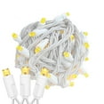 thumbnail image 1 of Novelty Lights 50 Light Yellow LED Christmas Mini Light Set (White Wire, 11 feet), 1 of 6
