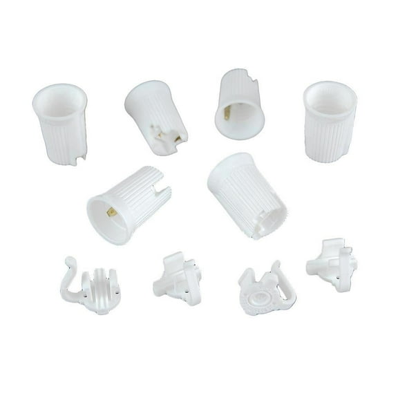 Novelty Lights 50 Pack C7 Replacement Sockets, White, SPT-2