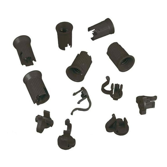 Novelty Lights 50 Pack C9 Replacement Sockets, Black, SPT-1