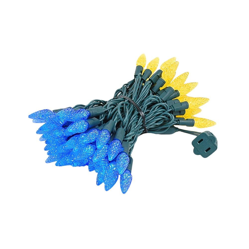 Novelty Lights 70 Light C6 LED Christmas Mini Light Set, Commercial