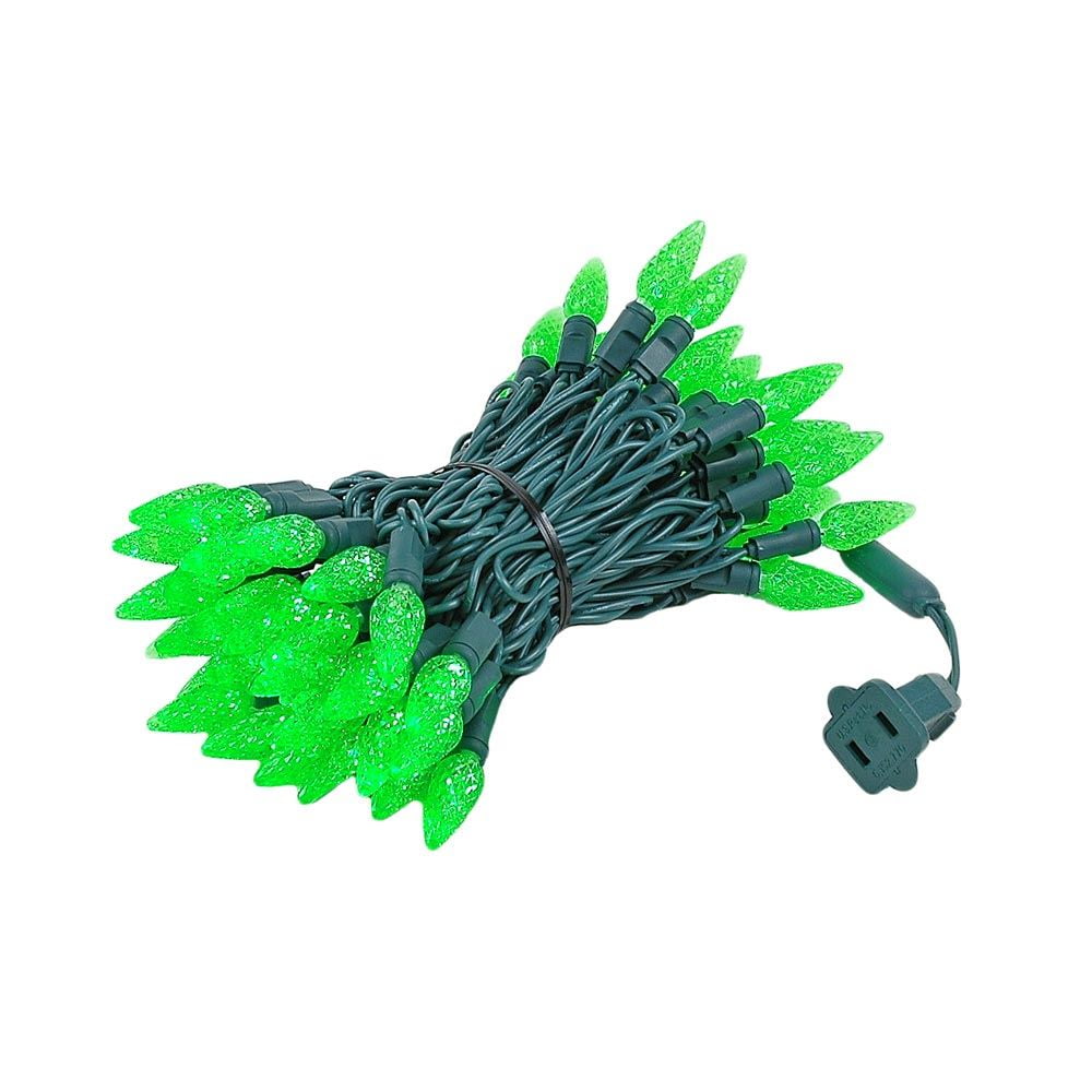 Novelty Lights 70 Light C6 LED Christmas Mini Light Set, Commercial