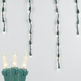 thumbnail image 1 of Novelty Lights 6 Foot Clear Outdoor Christmas Icicle Light Set, Green Wire, Long Drop, 100 Light, 1 of 4