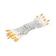 thumbnail image 1 of Novelty Lights Amber/Orange 20 Light Incandescent Craft Mini Christmas String Lights White Wire 8.5 feet, 1 of 4