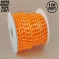 thumbnail image 1 of Novelty Lights Amber/Orange Incandescent Rope Light Spool, 1/2" Diameter,  Customizable, 150 Feet, 1 of 2