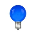 thumbnail image 1 of Novelty Lights Blue G30 Globe Hanging Outdoor String Light Replacement Bulbs E12 Candelabra Base 5 watt, 1 of 6