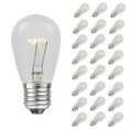 thumbnail image 1 of Novelty Lights Clear S14 Edison Hanging Outdoor String Light Replacement Bulbs E26 medium Base 11 Watt, 1 of 6