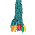 thumbnail image 1 of Novelty Lights LED Multi C9 Faceted Green Wire (25 Bulbs, 120 V), 1 of 5
