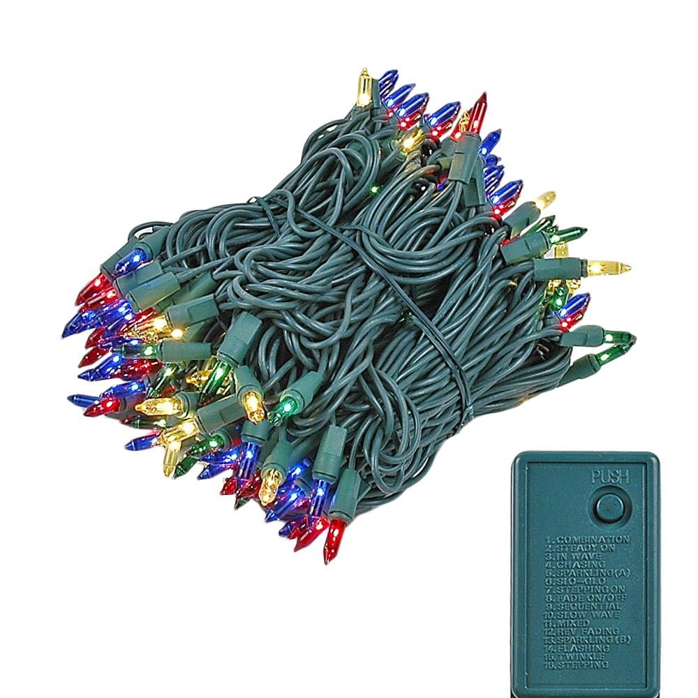Novelty Lights Multicolor Incandescent String Chasing Patio Party Christmas Mini Holiday