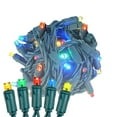 thumbnail image 1 of Novelty Lights Multicolor LED Christmas String Lights 70 Mini Bulbs (Green Wire, 35 feet), 1 of 9