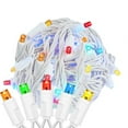 thumbnail image 1 of Novelty Lights Multicolored 100 LED Christmas Mini Light Set (white Wire, 34 Feet), 1 of 8