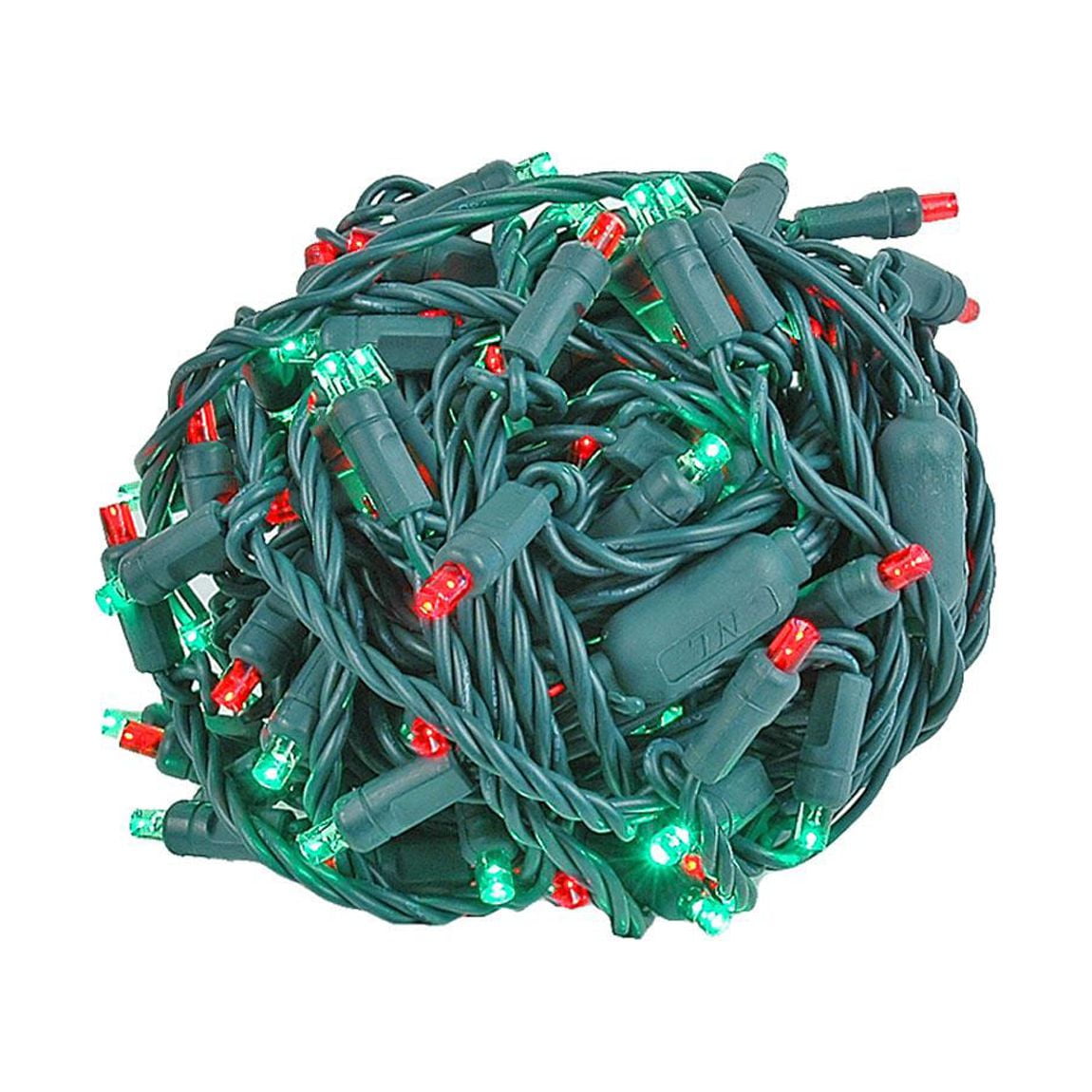 Novelty Lights Red/Green LED Christmas String Lights UL Listed Indoor