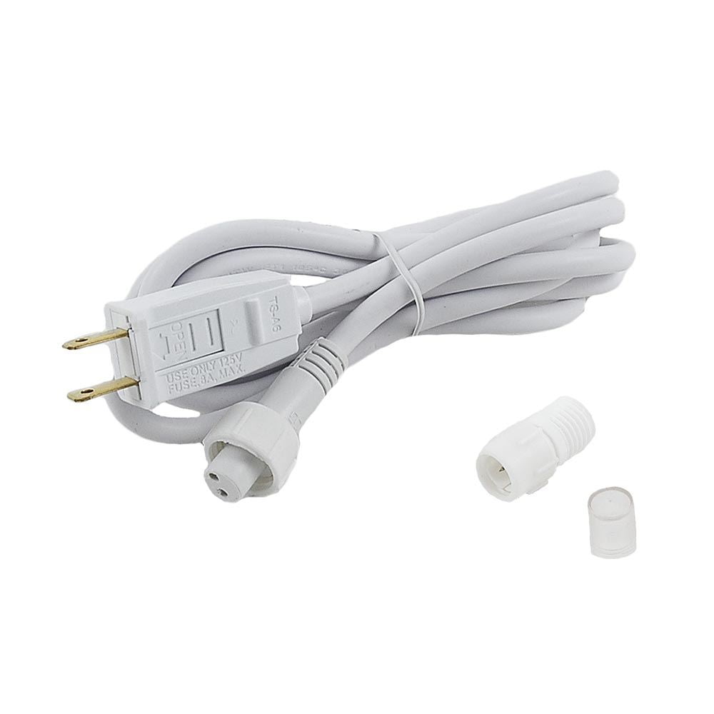 Novelty Lights Rope Light Connector Kit, 6' Long, 2 Wire, Made For 1/2
