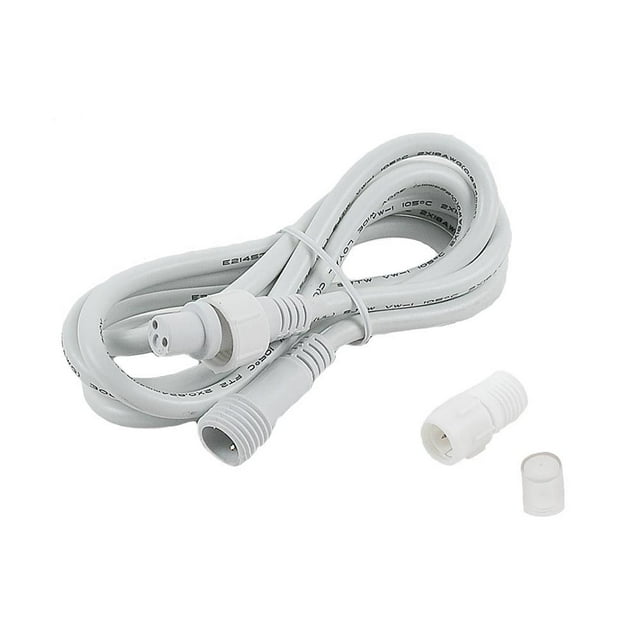 Novelty Lights Rope Light Connector Kit, Rope to Power Extension, 2 Wire, Made For 1/2" Rope Light