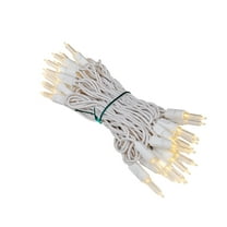 Novelty Lights Warm White 35 light T5 Traditional LED Christmas Mini Light Set (White Wire, 11.5 Feet)