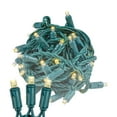 thumbnail image 1 of Novelty Lights Warm White LED Christmas String Lights 70 Mini Bulbs (Green Wire, 24 feet), 1 of 10