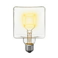 thumbnail image 1 of Novelty Lights Warm White Square LED Patio Light Bulb, 3.75 Inch X 3.75 Inch, 5 Watt, 1 of 5